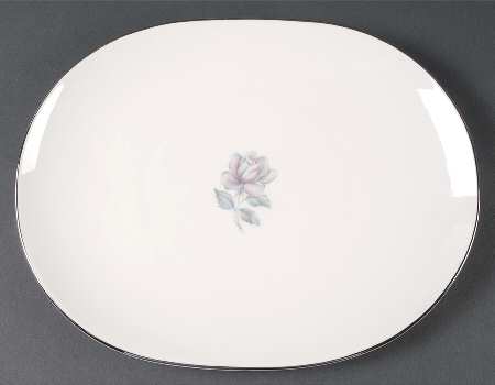 Castle Rose 13" Oval Serving Platter