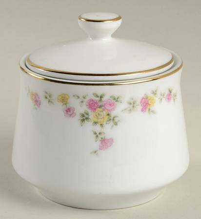 Rose Bower Sugar Bowl & Lid