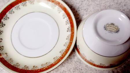 NEK3 Footed Cup & Saucer Set