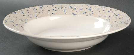 Calico Large Rim Soup Bowl