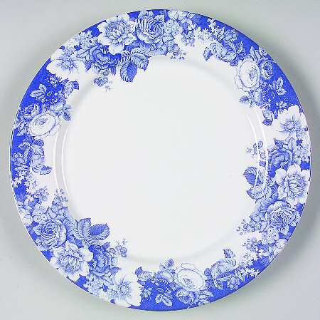 Indigo Rose Salad Plate