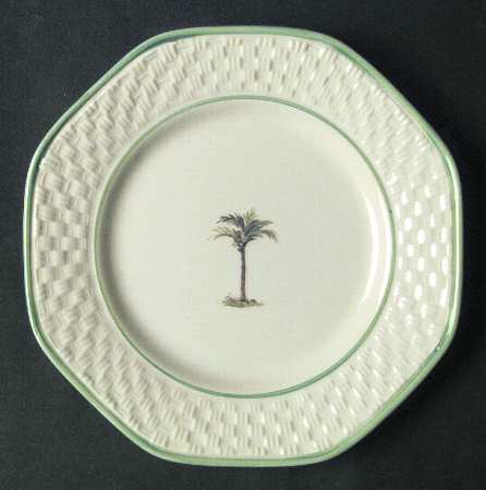 Rattan Accent Salad Plate