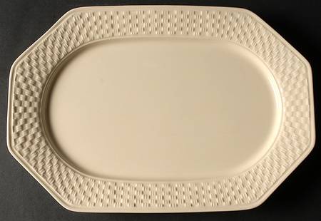 Rattan 14" Oval Serving Platter