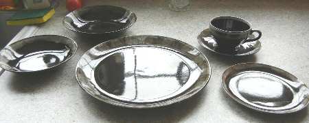 Old Hickory Drip Glaze Dinner Plate