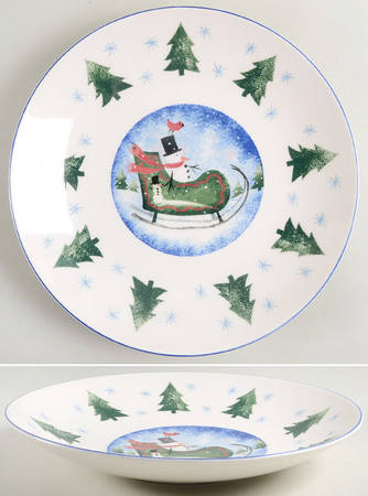 Winter Wonderland 11" Pasta Serving Bowl
