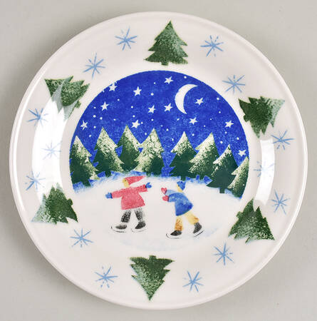 Winter Wonderland Bread & Butter Plate