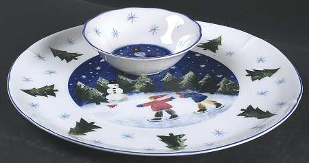Winter Wonderland (2 Piece) Chip & Dip Set
