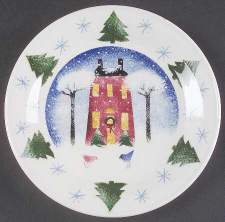 Winter Wonderland Bread & Butter Plate