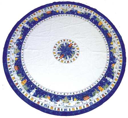 Winter Wonderland 66" Round Tablecloth