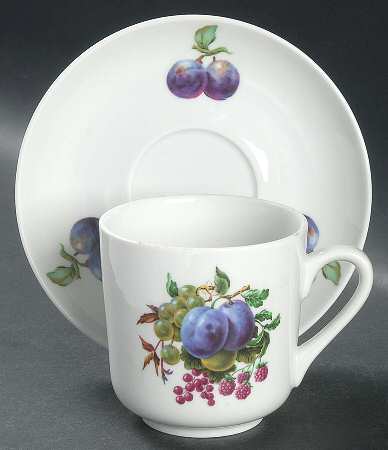 NAA4 Flat Cup & Saucer Set by Naaman Israel