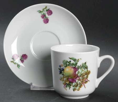 NAA4 Flat Cup & Saucer Set by Naaman Israel