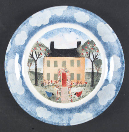 Remember When Salad/Dessert Plate by Nikko