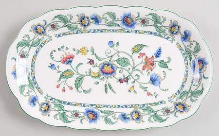 Oriental Garden Relish/Butter Tray