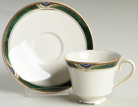 Cypress Footed Demitasse Cup & Saucer Set