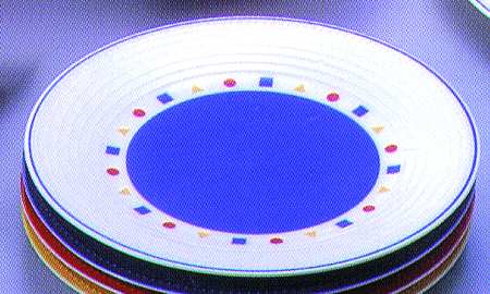 Neo Geo Salad Plate