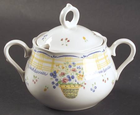 Dena's Garden Sugar Bowl & Lid