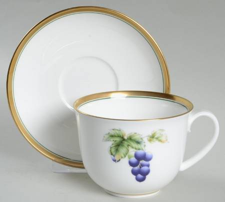 Summers Bounty Oversized Cup & Saucer Set