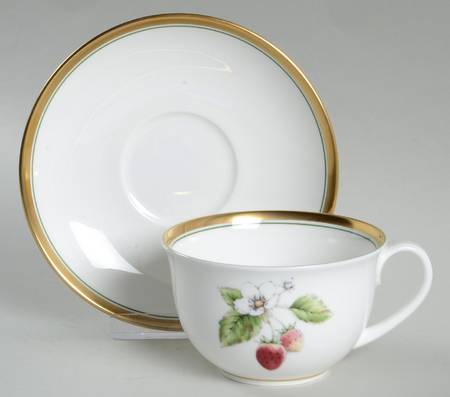 Summers Bounty Flat Cup & Saucer Set
