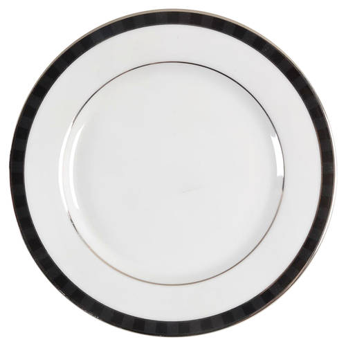 Black Tie Bread & Butter Plate/Gravy Underplate
