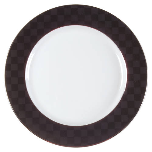 Black Tie Salad/Dessert Plate