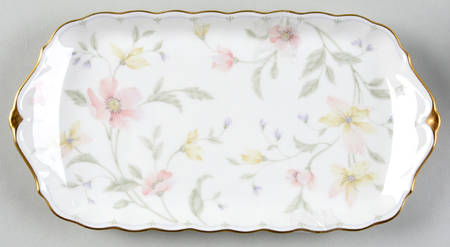 Pastel Garden Tray for Creamer & Sugar with Lid