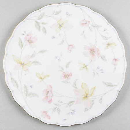 Pastel Garden Cake Plate