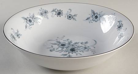 Champlain (Rounded and Pointed Flowers) 9" Round Vegetable Bowl