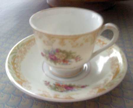 NAS6 Footed Demitasse Cup & Saucer Set by Nasco (Japan)