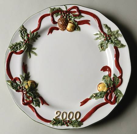 Holly Bells 2000 Collector Plate
