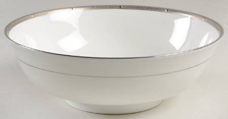 Rochelle Platinum 9" Round Vegetable Bowl
