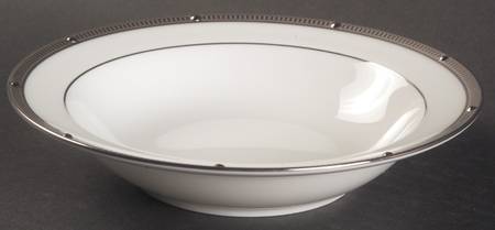 Rochelle Platinum Rim Fruit/Dessert (Sauce) Bowl