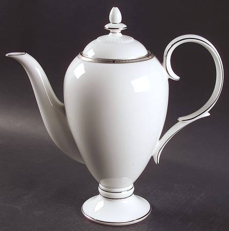 Rochelle Platinum Coffee Pot & Lid