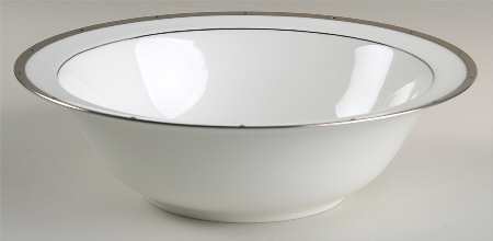 Rochelle Platinum 9" Round Vegetable Bowl by Noritake