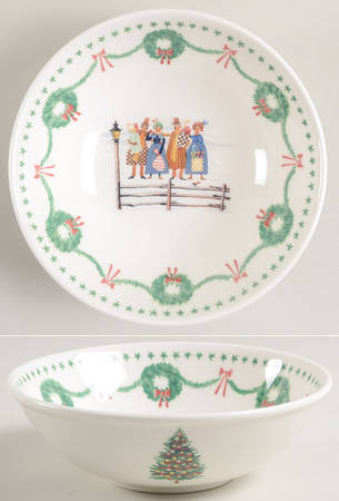 Americana Christmas Coupe Cereal Bowl