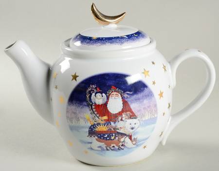 Christmas 1997 Teapot & Lid