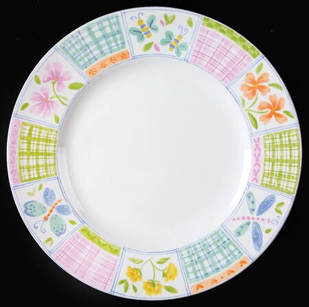 Butterfly Quilt Dinner Plate