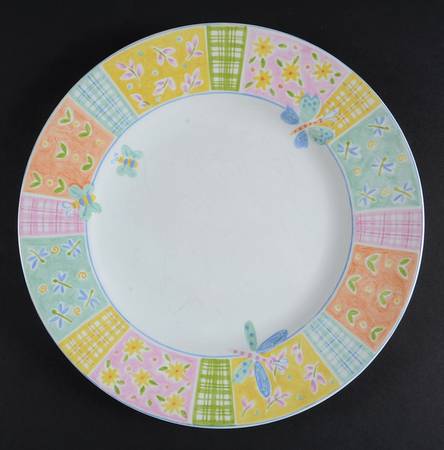 Butterfly Quilt Dinner Plate