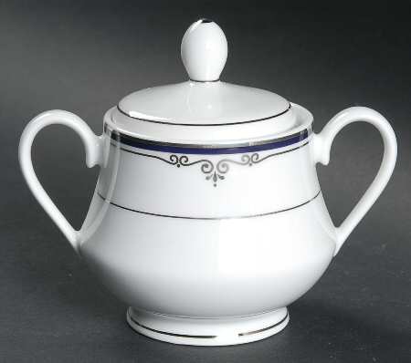 Grand Opera Platinum Sugar Bowl & Lid