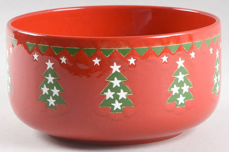 Christmas Tree 7" Round Vegetable Bowl