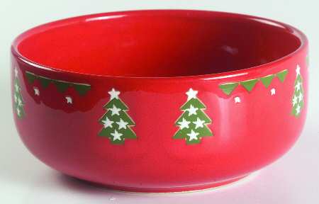 Christmas Tree Coupe Cereal Bowl