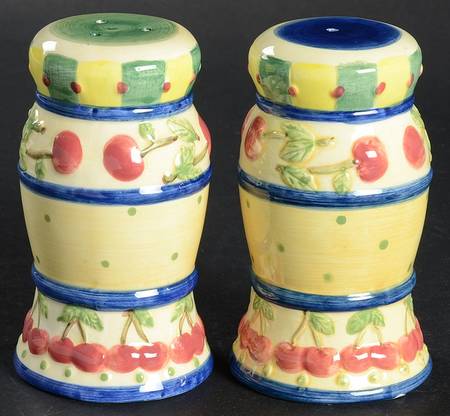 Cherries Jubilee Salt & Pepper Set