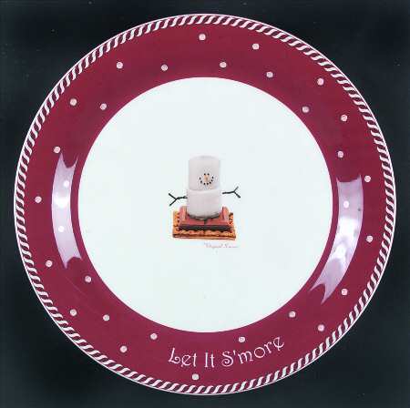 Let It S'More 12" Chop Plate (Round Platter)