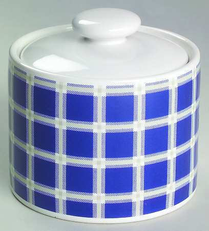 Crew Mariner Blue Sugar Bowl & Lid
