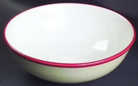 Crew Deck Red 8" Round Vegetable Bowl by Nautica