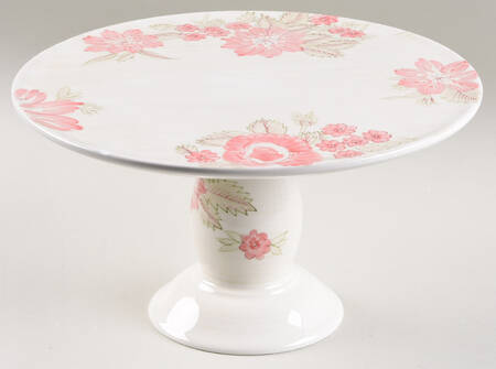 Pink Sands 11" Diameter Pedestal Cake Stand