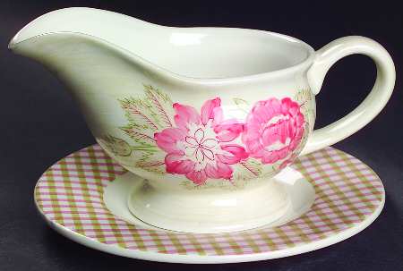 Pink Sands Gravy Boat & Underplate