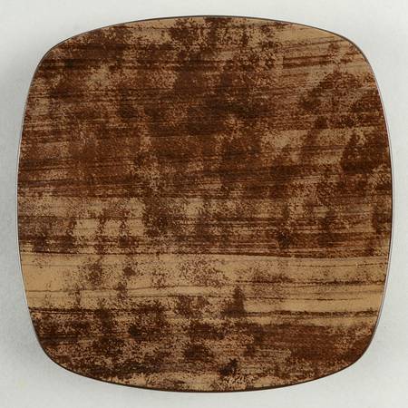 Colorwave Chocolate Square Accent Salad Plate
