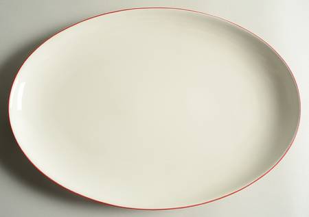 Colorwave Raspberry 16" Oval Serving Platter