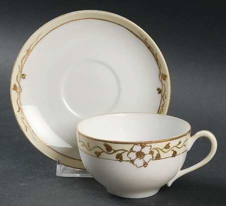 MEI1370 Flat Demitasse Cup & Saucer Set