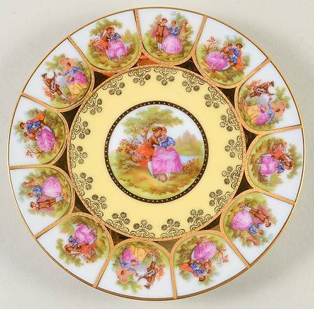 Love Story Salad Plate